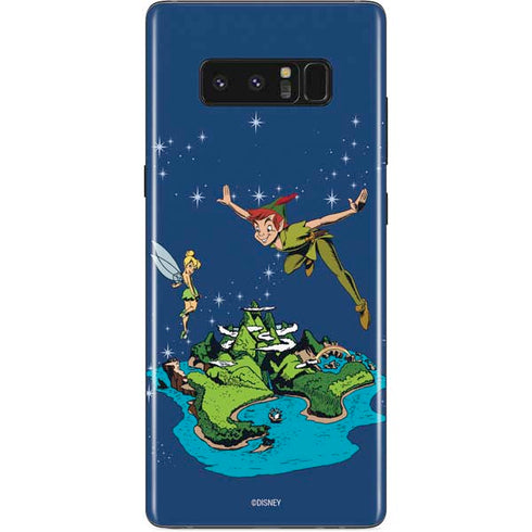 Disney Peter Pan and Tinker Bell in Neverland Galaxy Note 8 Skin