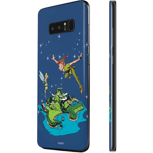 Disney Peter Pan and Tinker Bell in Neverland Galaxy Note 8 Skin
