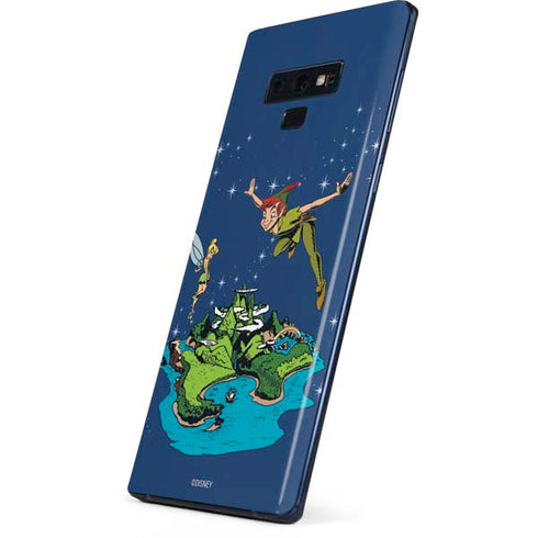 Disney Peter Pan and Tinker Bell in Neverland Galaxy Note 9 Skin
