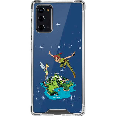 Disney Peter Pan and Tinker Bell in Neverland Galaxy Note20 5G Clear Case