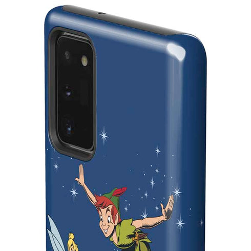 Disney Peter Pan and Tinker Bell in Neverland Galaxy Note20 5G Pro Case