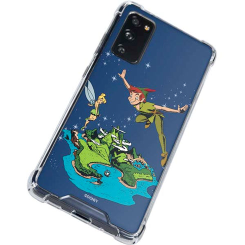Disney Peter Pan and Tinker Bell in Neverland Galaxy S20 FE Clear Case