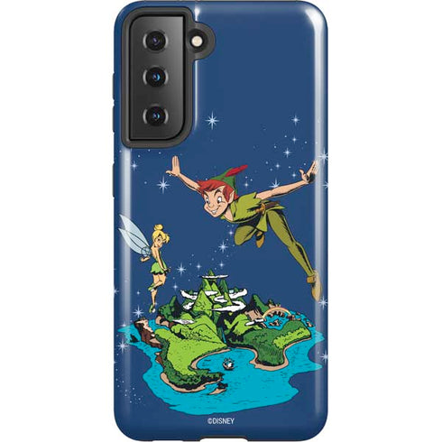 Disney Peter Pan and Tinker Bell in Neverland Galaxy S21 5G Pro Case