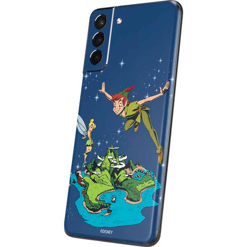 Disney Peter Pan and Tinker Bell in Neverland Galaxy S21 Plus 5G Skin