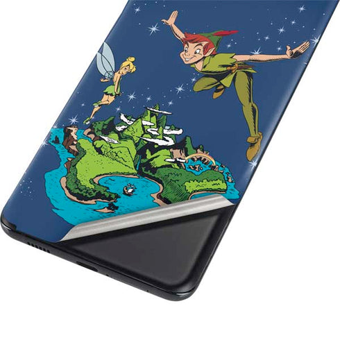 Disney Peter Pan and Tinker Bell in Neverland Galaxy S21 Plus 5G Skin