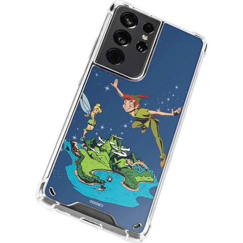 Disney Peter Pan and Tinker Bell in Neverland Galaxy S21 Ultra 5G Clear Case