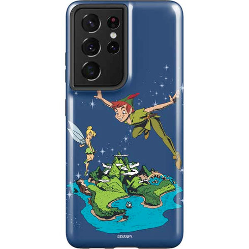 Disney Peter Pan and Tinker Bell in Neverland Galaxy S21 Ultra 5G Pro Case