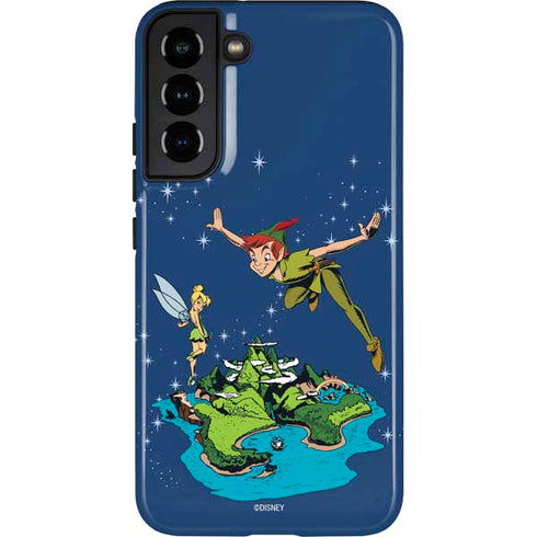 Disney Peter Pan and Tinker Bell in Neverland Galaxy S22 Plus Pro Case