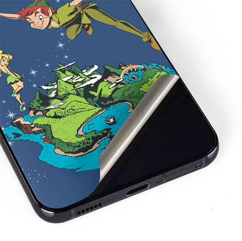 Disney Peter Pan and Tinker Bell in Neverland Galaxy S22 Skin