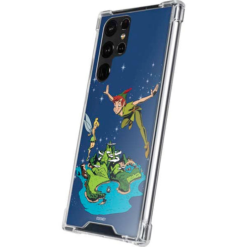 Disney Peter Pan and Tinker Bell in Neverland Galaxy S22 Ultra Clear Case