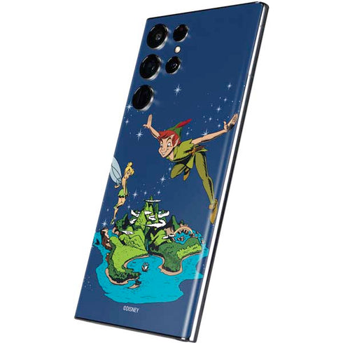 Disney Peter Pan and Tinker Bell in Neverland Galaxy S22 Ultra Skin