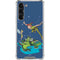 Disney Peter Pan and Tinker Bell in Neverland Galaxy S23 Plus Clear Case