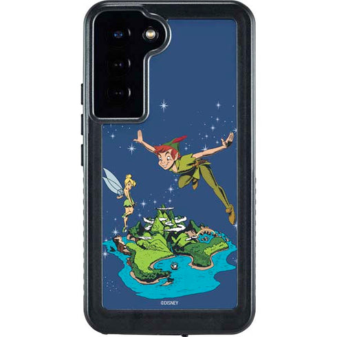 Disney Peter Pan and Tinker Bell in Neverland Galaxy S23 Plus Waterproof Case