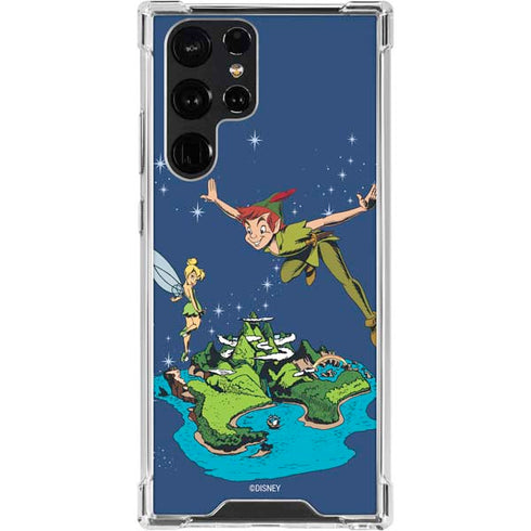 Disney Peter Pan and Tinker Bell in Neverland Galaxy S24 Ultra Clear Case