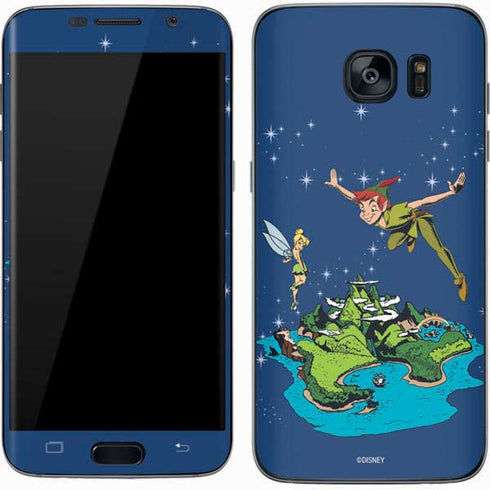 Disney Peter Pan and Tinker Bell in Neverland Galaxy S7 Skin