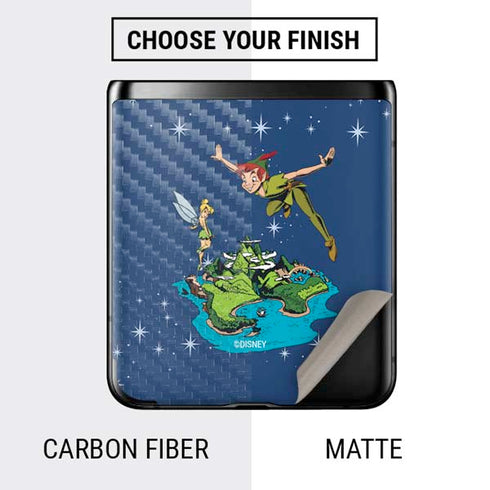 Disney Peter Pan and Tinker Bell in Neverland Galaxy Z Flip Skin