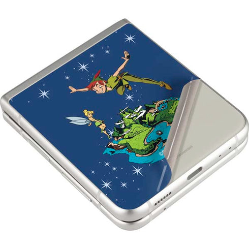 Disney Peter Pan and Tinker Bell in Neverland Galaxy Z Flip3 5G Skin