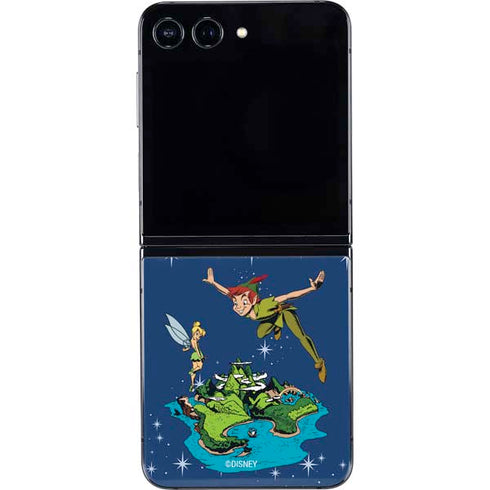 Disney Peter Pan and Tinker Bell in Neverland Galaxy Z Flip5 5G Skin