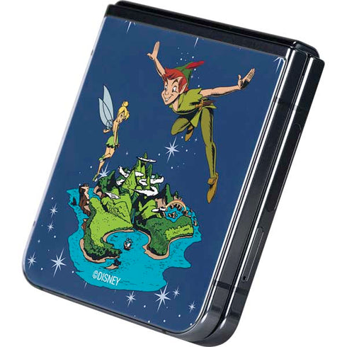 Disney Peter Pan and Tinker Bell in Neverland Galaxy Z Flip5 5G Skin