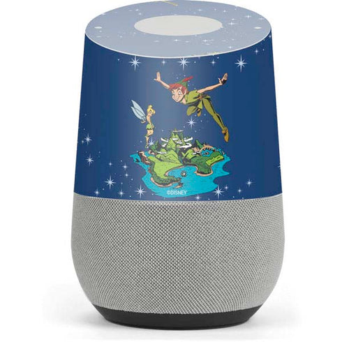 Disney Peter Pan and Tinker Bell in Neverland Google Home Skin