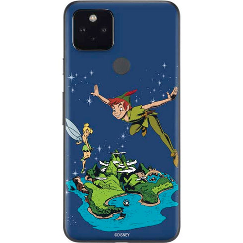 Disney Peter Pan and Tinker Bell in Neverland Google Pixel 4a 5G Skin