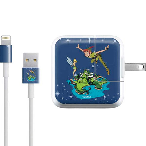 Disney Peter Pan and Tinker Bell in Neverland iPad Charger (10W USB) Skin