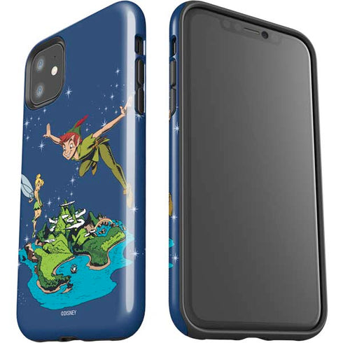 Disney Peter Pan and Tinker Bell in Neverland iPhone 11 Impact Case