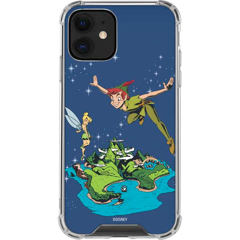 Disney Peter Pan and Tinker Bell in Neverland iPhone 12 Clear Case