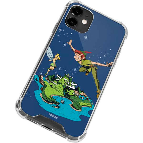 Disney Peter Pan and Tinker Bell in Neverland iPhone 12 Clear Case
