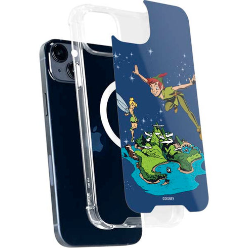 Disney Peter Pan and Tinker Bell in Neverland iPhone 14 Plus MagSafe Case