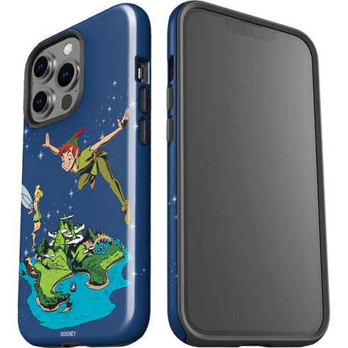 Disney Peter Pan and Tinker Bell in Neverland iPhone 14 Pro Impact Case