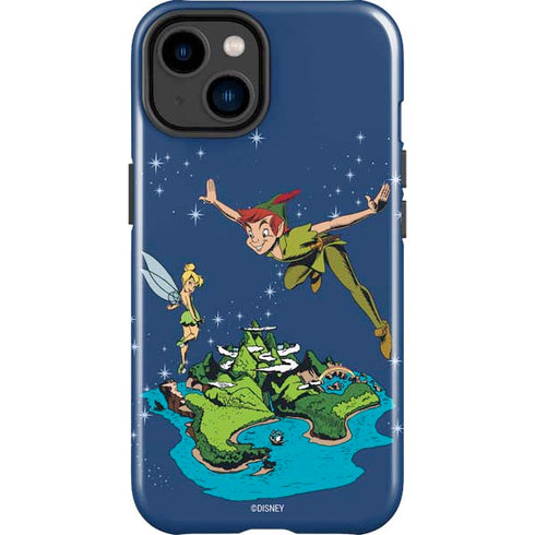 Disney Peter Pan and Tinker Bell in Neverland iPhone 15 Impact Case