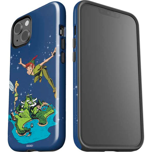 Disney Peter Pan and Tinker Bell in Neverland iPhone 15 Impact Case