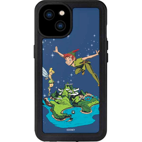 Disney Peter Pan and Tinker Bell in Neverland iPhone 15 Plus Waterproof Case