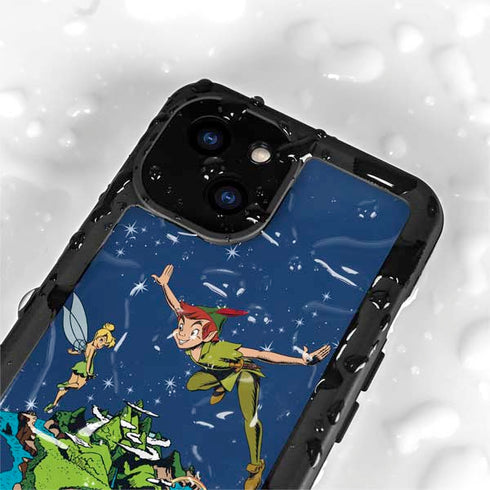 Disney Peter Pan and Tinker Bell in Neverland iPhone 15 Plus Waterproof Case