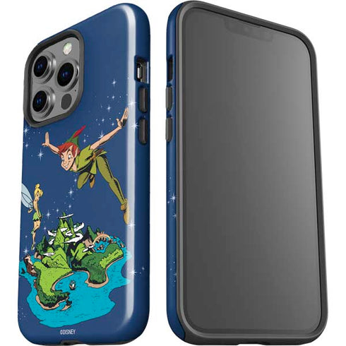 Disney Peter Pan and Tinker Bell in Neverland iPhone 15 Pro Impact Case