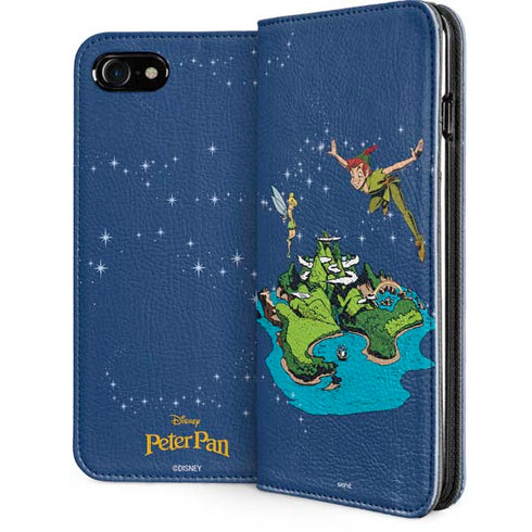 Disney Peter Pan and Tinker Bell in Neverland iPhone SE (2nd & 3rd Gen) Folio Case