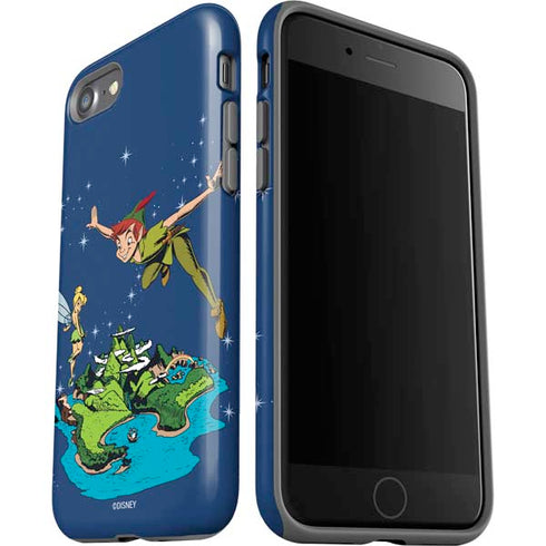 Disney Peter Pan and Tinker Bell in Neverland iPhone SE (2nd & 3rd Gen) Pro Case