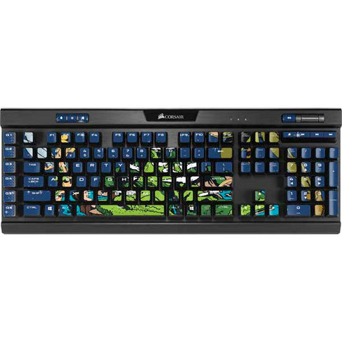Disney Peter Pan and Tinker Bell in Neverland K95 RGB PLATINUM Mechanical Gaming Keyboard Skin
