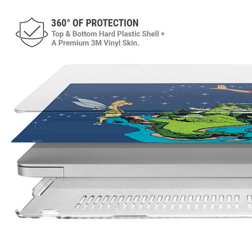 Disney Peter Pan and Tinker Bell in Neverland MacBook Pro 16in (2019-20) Case plus Skin