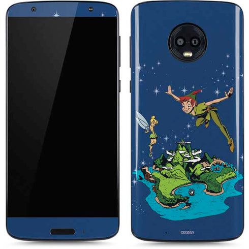 Disney Peter Pan and Tinker Bell in Neverland Moto G6 Skin