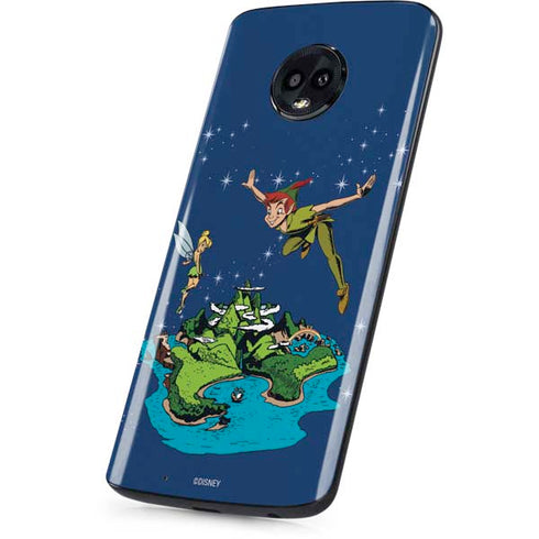 Disney Peter Pan and Tinker Bell in Neverland Moto G6 Skin