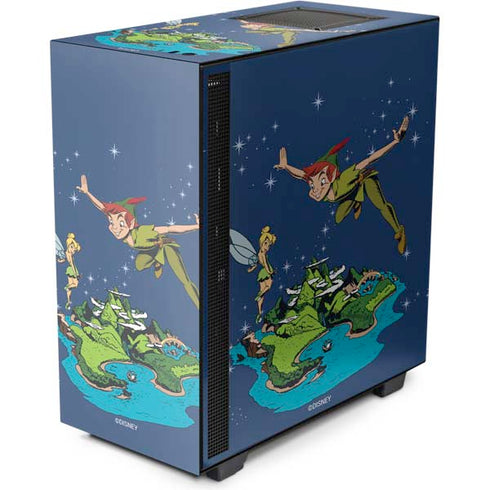 Disney Peter Pan and Tinker Bell in Neverland NZXT H510 Compact ATX Mid-Tower Case Skin