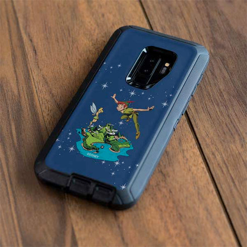 Disney Peter Pan and Tinker Bell in Neverland Otterbox Defender Galaxy Skin