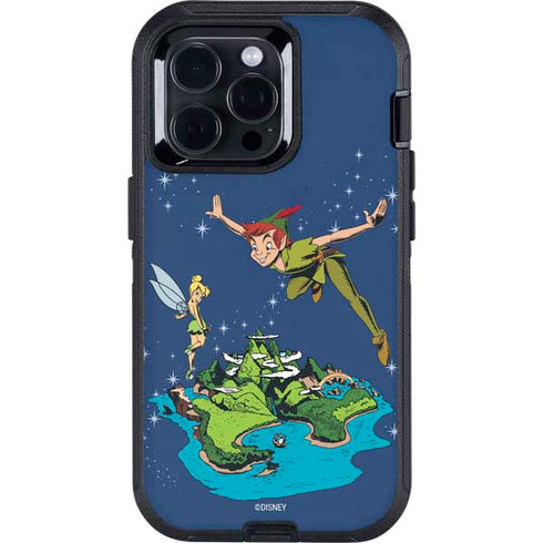 Disney Peter Pan and Tinker Bell in Neverland Otterbox Defender iPhone Skin