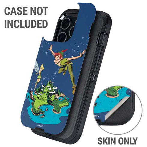 Disney Peter Pan and Tinker Bell in Neverland Otterbox Defender iPhone Skin