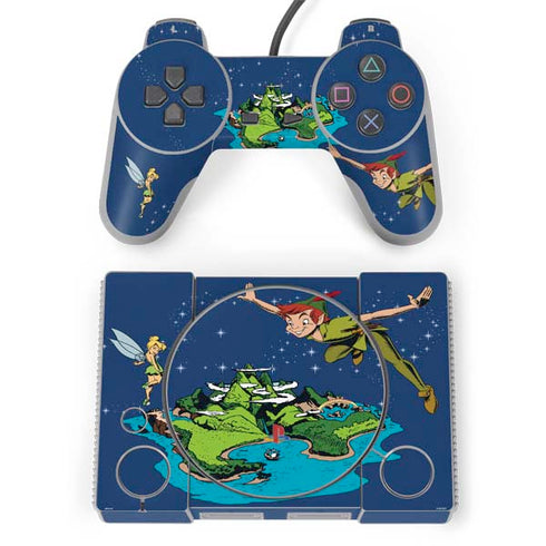 Disney Peter Pan and Tinker Bell in Neverland PlayStation Classic Bundle Skin