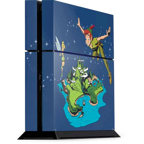 Disney Peter Pan and Tinker Bell in Neverland PS4 Console Skin