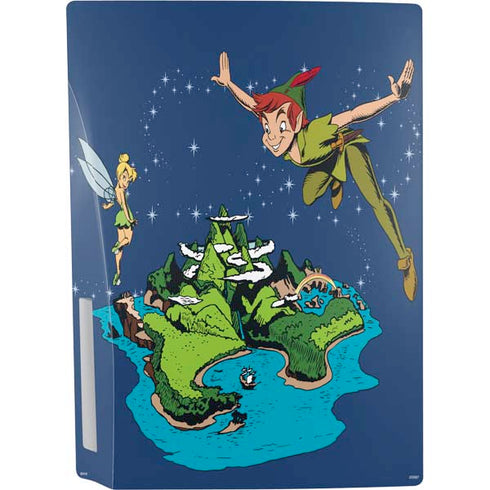 Disney Peter Pan and Tinker Bell in Neverland PS5 Console Skin