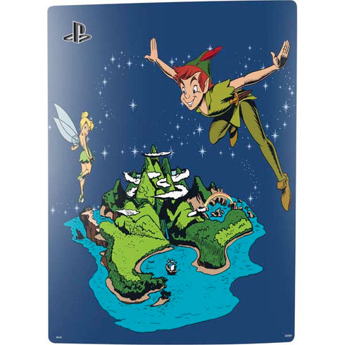 Disney Peter Pan and Tinker Bell in Neverland PS5 Digital Edition Console Skin
